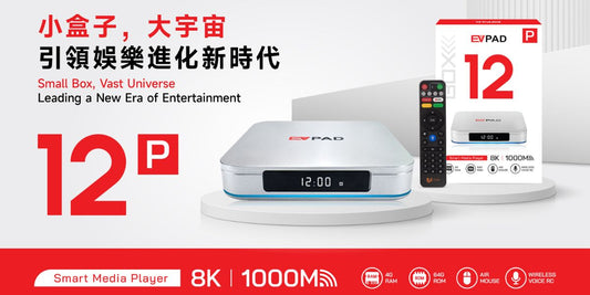 EVPAD 12P TV BOX International Version: Turn Your TV into a Global Entertainment Center