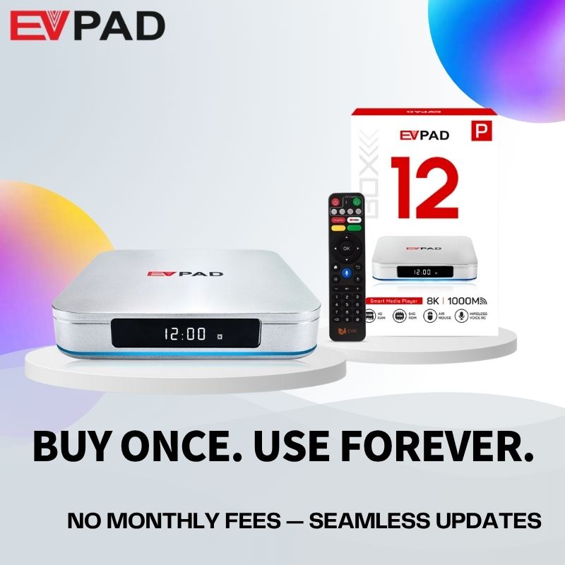 EVPAD12P — Buy once, lifetime use. No monthly fees; seamless updates and reliable performance.